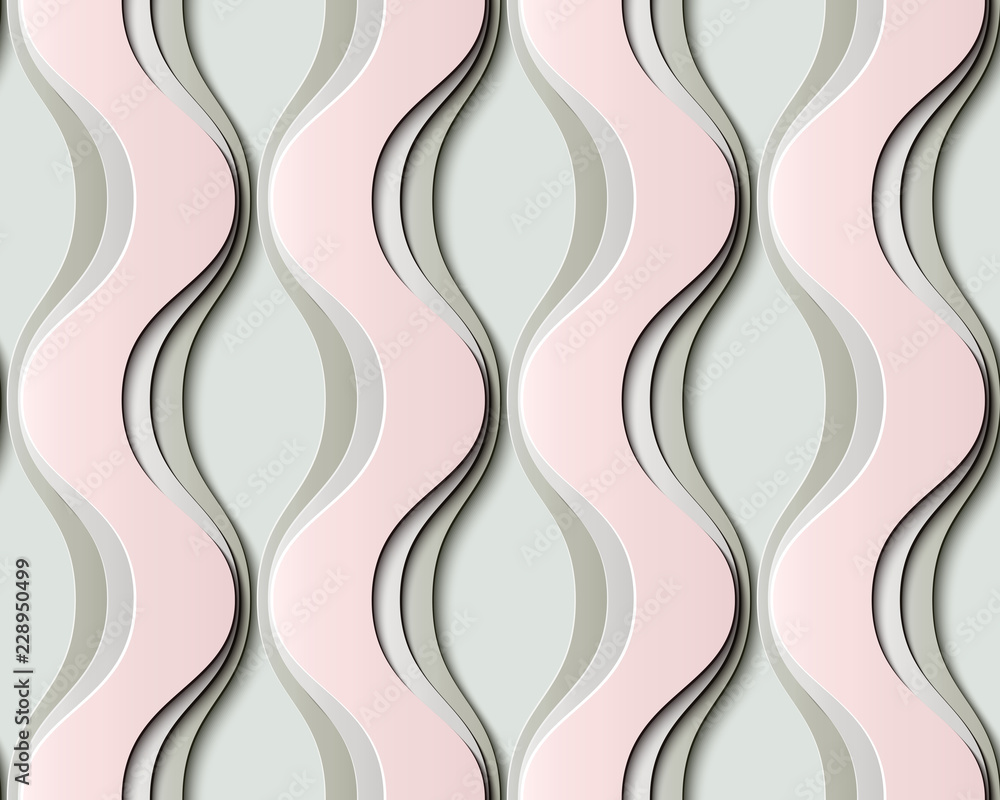 Seamless relief sculpture decoration retro pattern geometry spiral curve cross wave line Seamless relief sculpture decoration retro pattern geometry spiral curve cross wave line