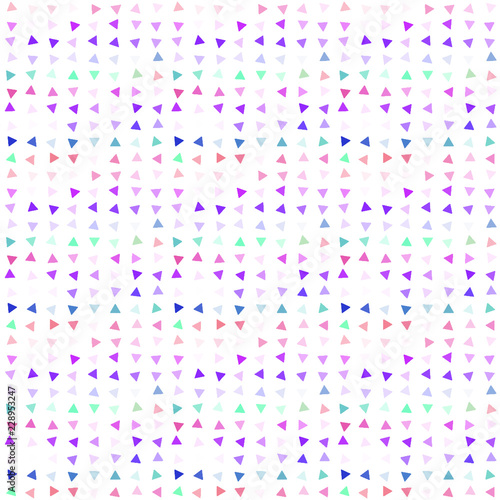Abstract seamless pattern background with multi-colored varied triangles.