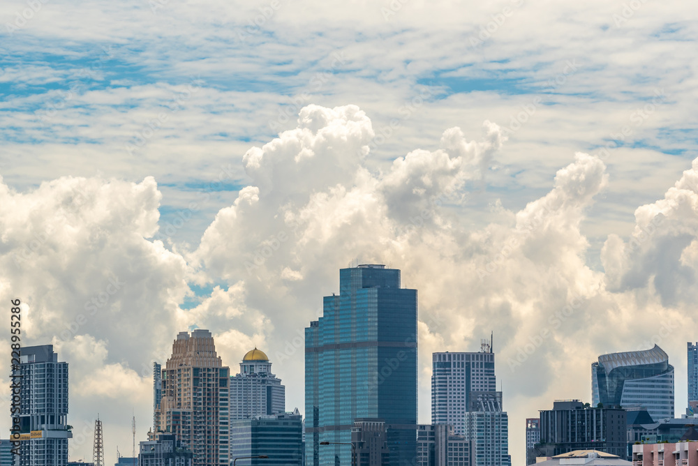 Cityscape with building in city of Bangkok Cityscape with building in city of Bangkok