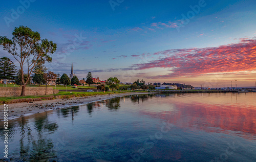 Portland Harbour sunrise.