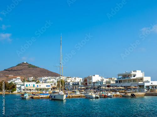  harbor piso livadi paros island with cyclades architecture resort town