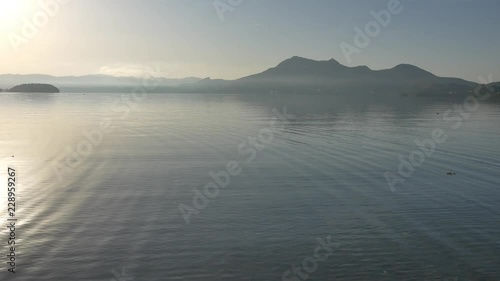 lake toya and mount usu photo