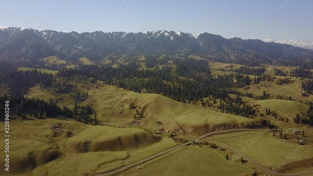 China's Xinjiang scenery, alpine grassland China's Xinjiang scenery, alpine grassland