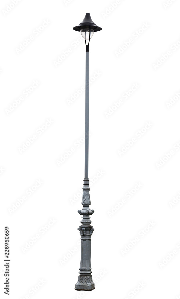 Street lamppost, isolated