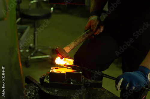 Blacksmith at work