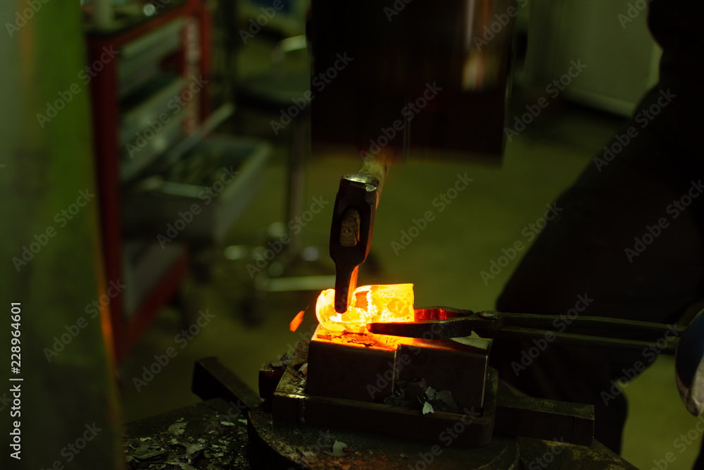 Blacksmith at work Blacksmith at work
