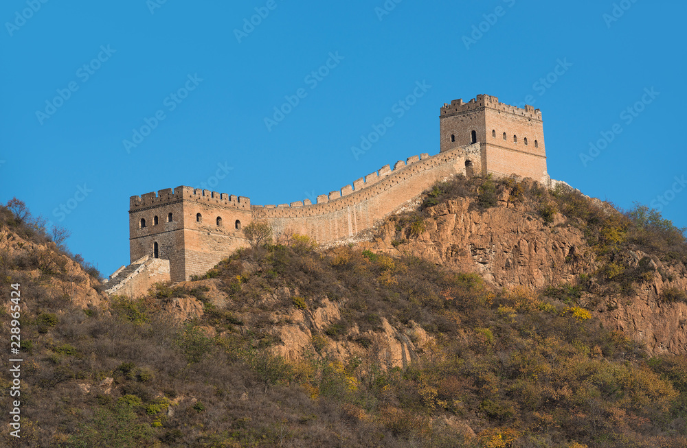 The beautiful great wall of China