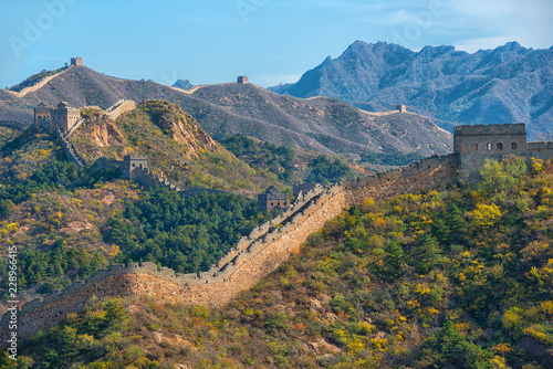 The beautiful great wall of China