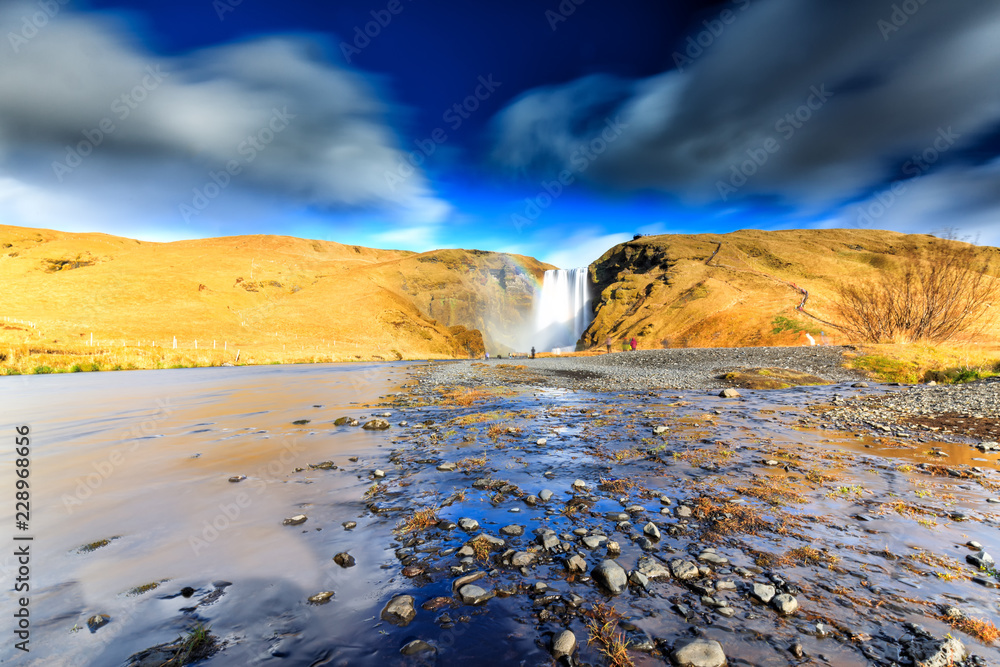 Skógafoss Wasserfall Island