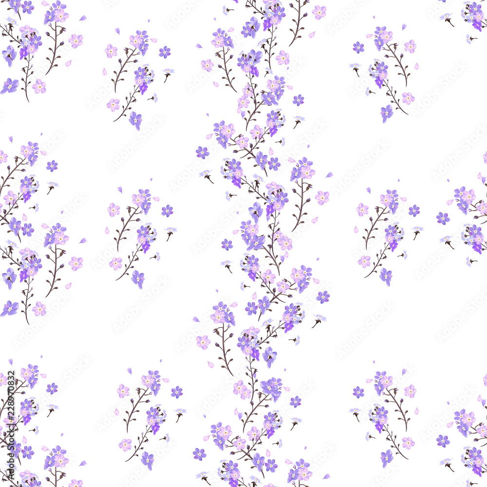 Wildflowers cute flowers, summer pattern. Village flower. Wildflowers cute flowers, summer pattern. Village flower.