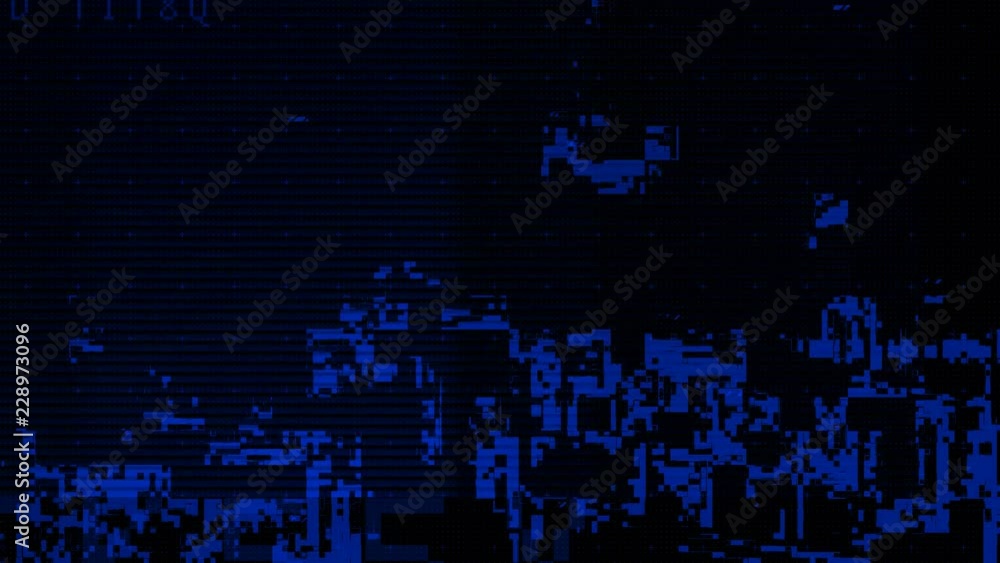 フィルム風デジタルノイズ - ブルー フィルム風デジタルノイズ - ブルー