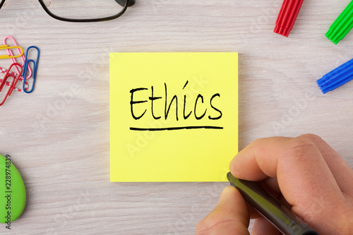 Ethics Word Concept