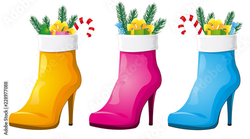 Weihnachtsstiefel für die Dame