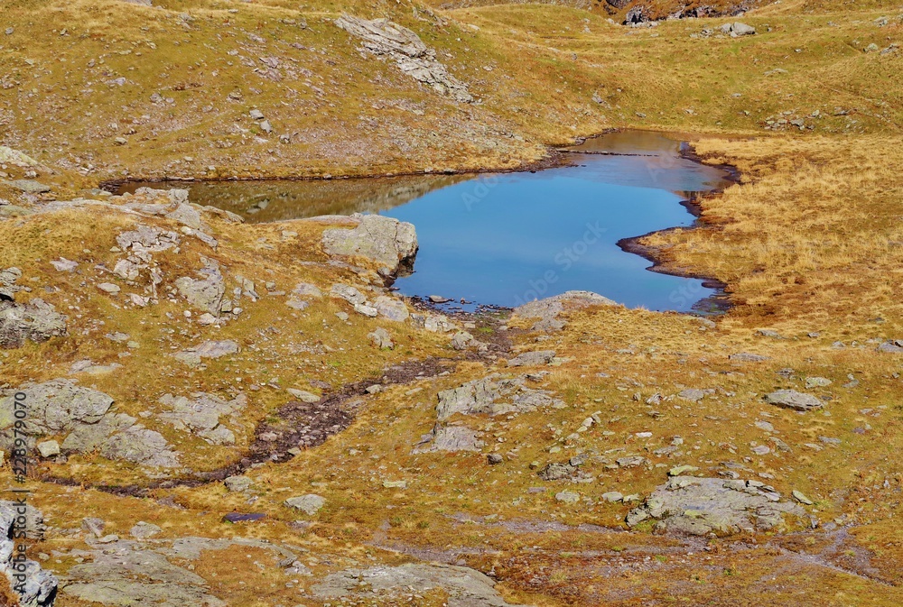 Kleiner See, Fünf-Seen-Wanderung, Pizolgebiet