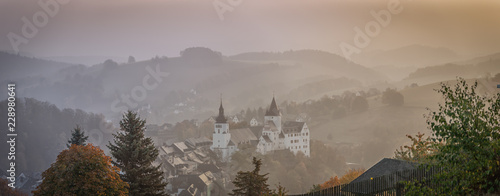 Schwarzenberg im Nebel 2