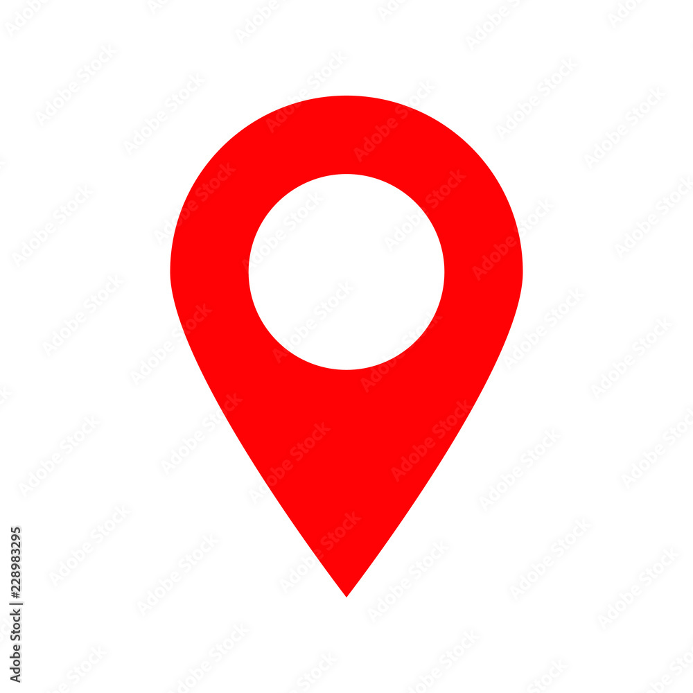 Red maps pin. Location map icon. Location pin. Pin icon vector. Red maps pin. Location map icon. Location pin. Pin icon vector.