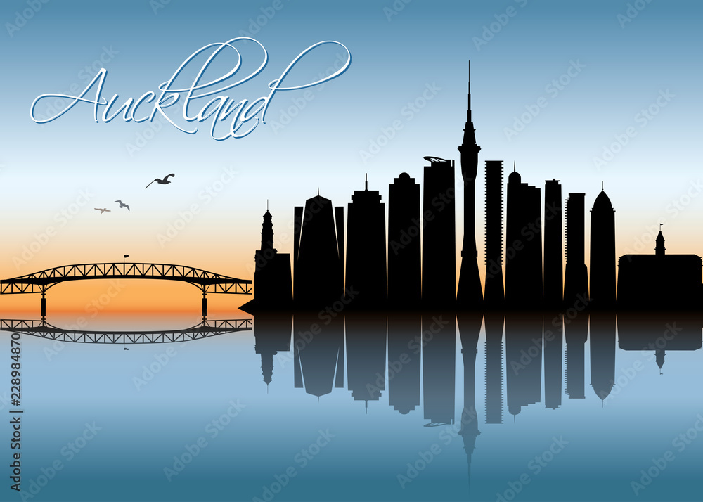 Obraz premium Auckland skyline - New Zealand
