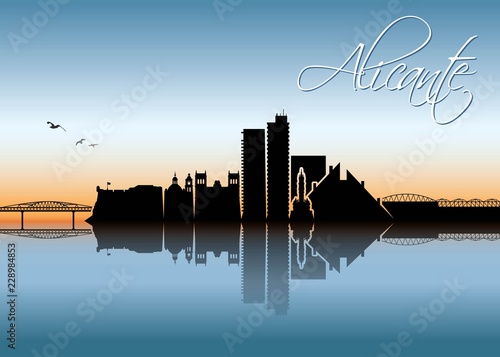 Alicante skyline - Spain