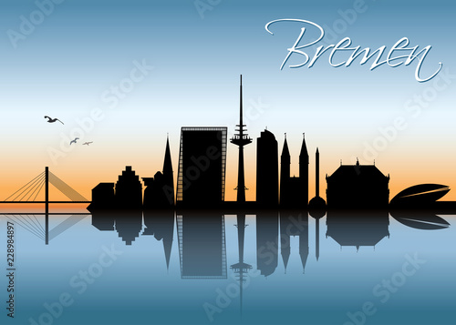 Bremen skyline - Germany 