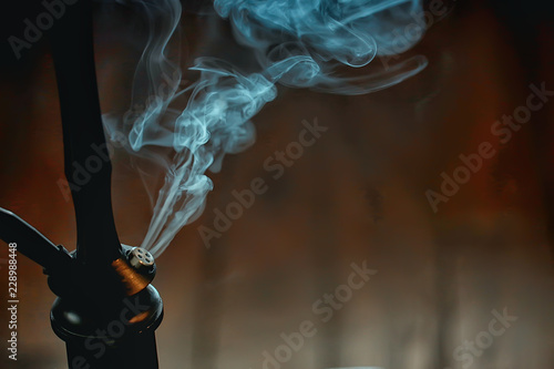 details of hookah smoke / smoking concept east vacation, hookah