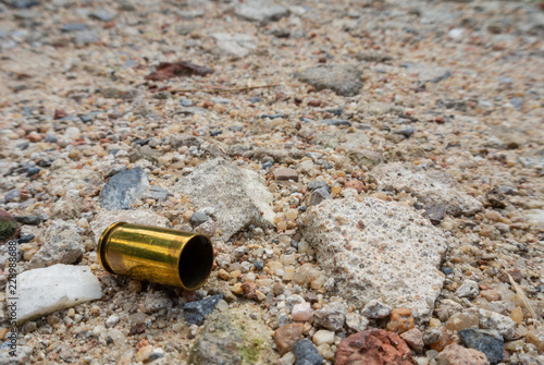 bullet on the beach