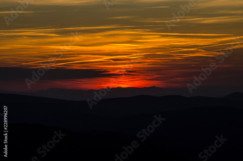 zachód słońca Bieszczady  © wedrownik52