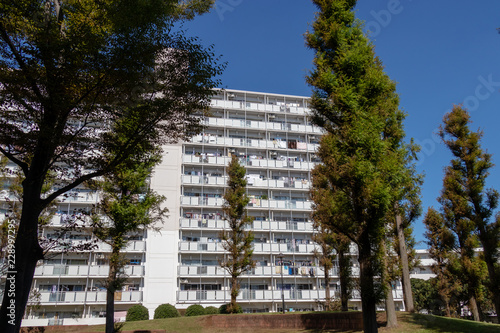 Gyoda apartment complex / It is an apartment complex located in Funabashi-city, Chiba Prefecture. It was created by the Housing Corporation at the time, and operation began in March 1976.