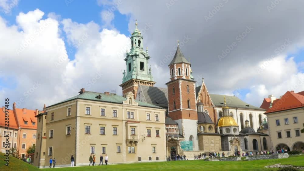 Wawel Castle is the main attraction of Krakow, Poland Wawel Castle is the main attraction of Krakow, Poland