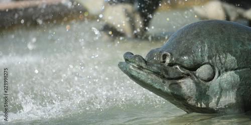 Delphin-Brunnen in Nizza