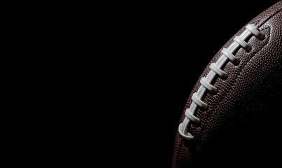 American football Sport on a black background