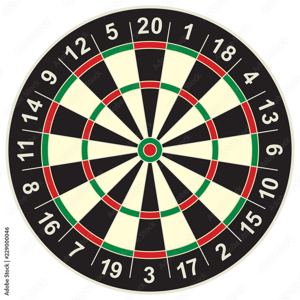 Dart board vector Dart board vector
