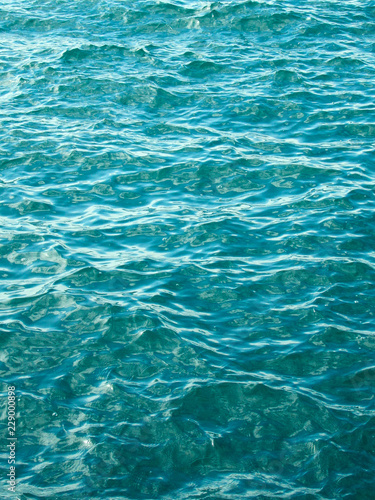 Turquoise sea water