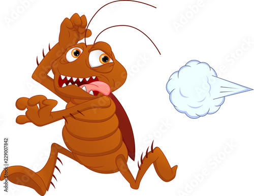 cute cockroach cartoon