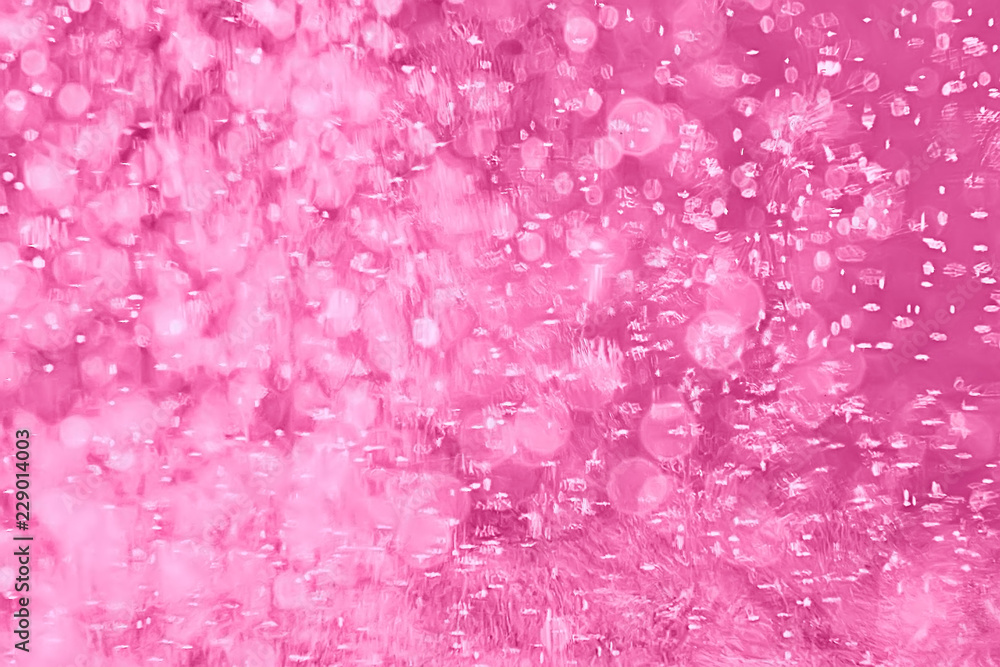 pink water bubbles background / fresh summer background pink air bubbles in water pink water bubbles background / fresh summer background pink air bubbles in water