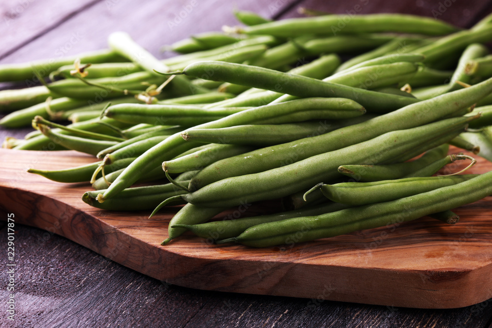 healthy green beans from farmer market or bush beans. healthy green beans from farmer market or bush beans.