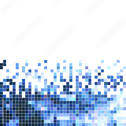 abstract vector square pixel mosaic background