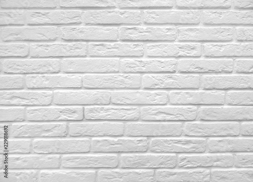 White color of modern style design decorative brick real stone wall