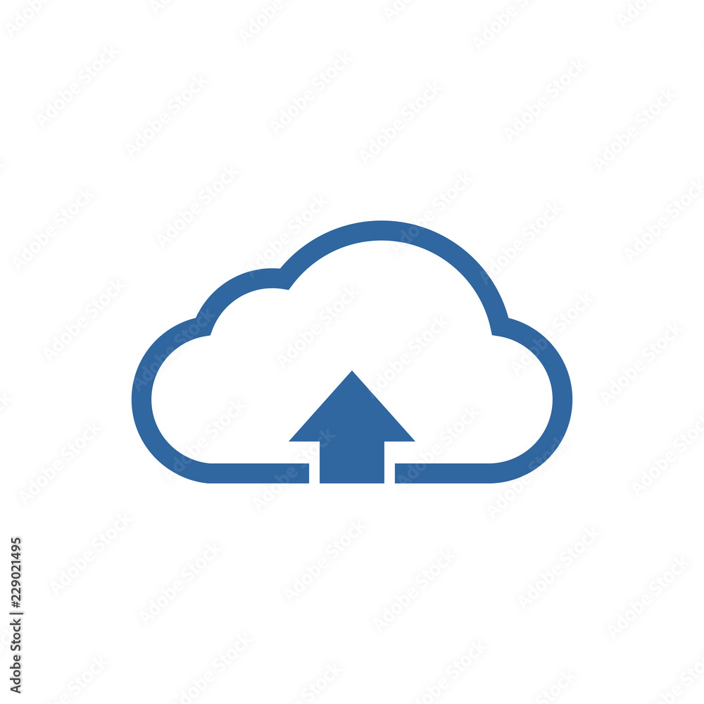 Upload vector icon. Cloud storage symbol. Upload on cloud vector icon illustration for web design and mobile app. Upload vector icon. Cloud storage symbol. Upload on cloud vector icon illustration for web design and mobile app.