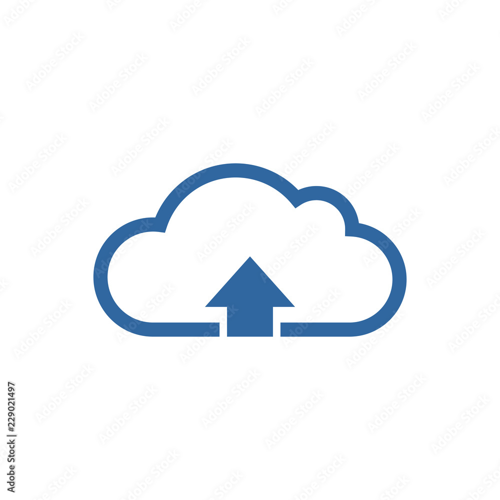 Upload vector icon. Cloud storage symbol. Upload on cloud vector icon illustration for web design and mobile app. Upload vector icon. Cloud storage symbol. Upload on cloud vector icon illustration for web design and mobile app.