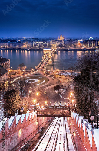 View on Chain Bridge in win...