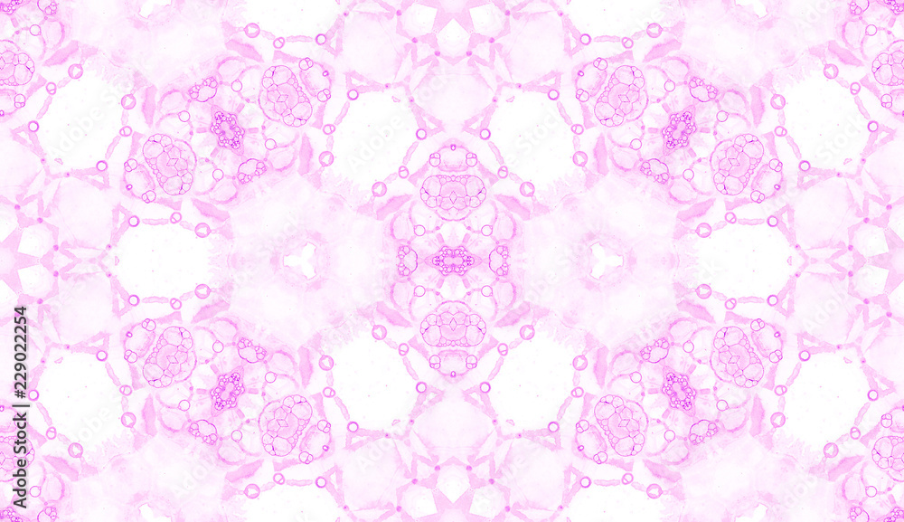Pink seamless pattern. Astonishing delicate soap b Pink seamless pattern. Astonishing delicate soap b