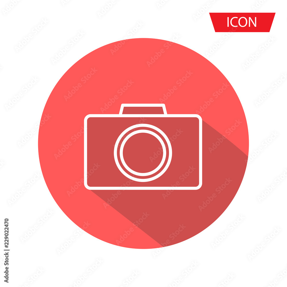 Camera lens icon vector, Photography symbol sign, camera icon vector isolated on background. Camera lens icon vector, Photography symbol sign, camera icon vector isolated on background.