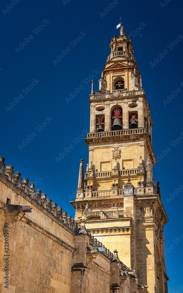 Tower of the Mezquita in Cordoba, Spain