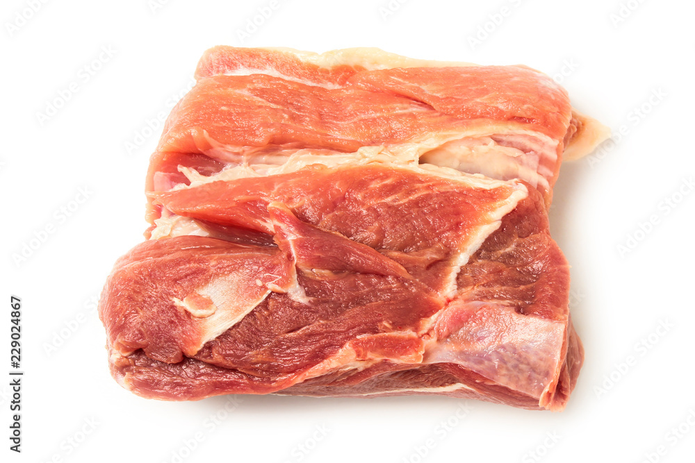 A piece of raw meat