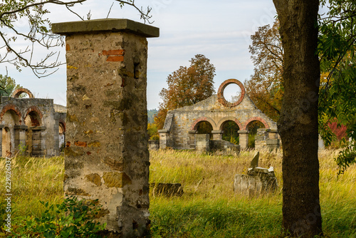 Remains of Rolling Mill in Nietulisko Duze (Poland) from XIX centaury. photo