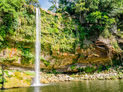 Amazing Misol ha waterfalls in the lush rainforest of Chiapas, Mexico
 photo