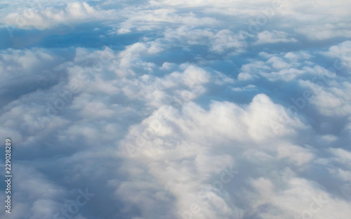 Fototapeta Naklejka Na Ścianę i Meble -  Sky and Cloud view on the plane
