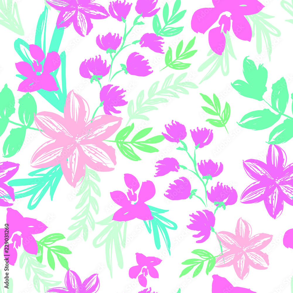 Pop Art Abstract Shapes and Flowers Hand Drawn Seamless Pattern Beautiful Pattern Background . Hipster Stylish Pattern ,Trendy Fantasy Freehand Brush Strokes Composition Pop Art Abstract Shapes and Flowers Hand Drawn Seamless Pattern Beautiful Pattern Background . Hipster Stylish Pattern ,Trendy Fantasy Freehand Brush Strokes Composition