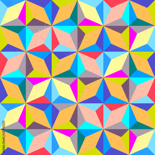 Modern abstract geometric background, seamless polygonal design