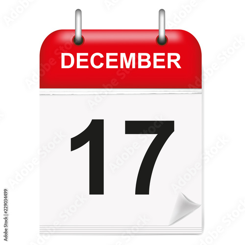 Daily calendar december 17